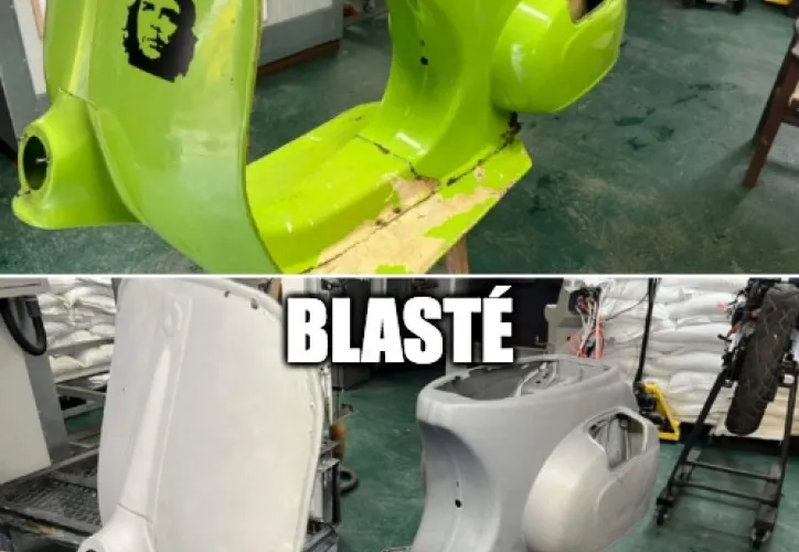 DÉCAPAGE / SABLAGE MOTOS SCOOTERS VÉLOS