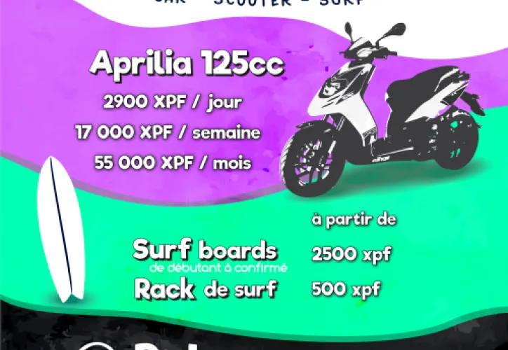 location scooter tahiti rent a ride